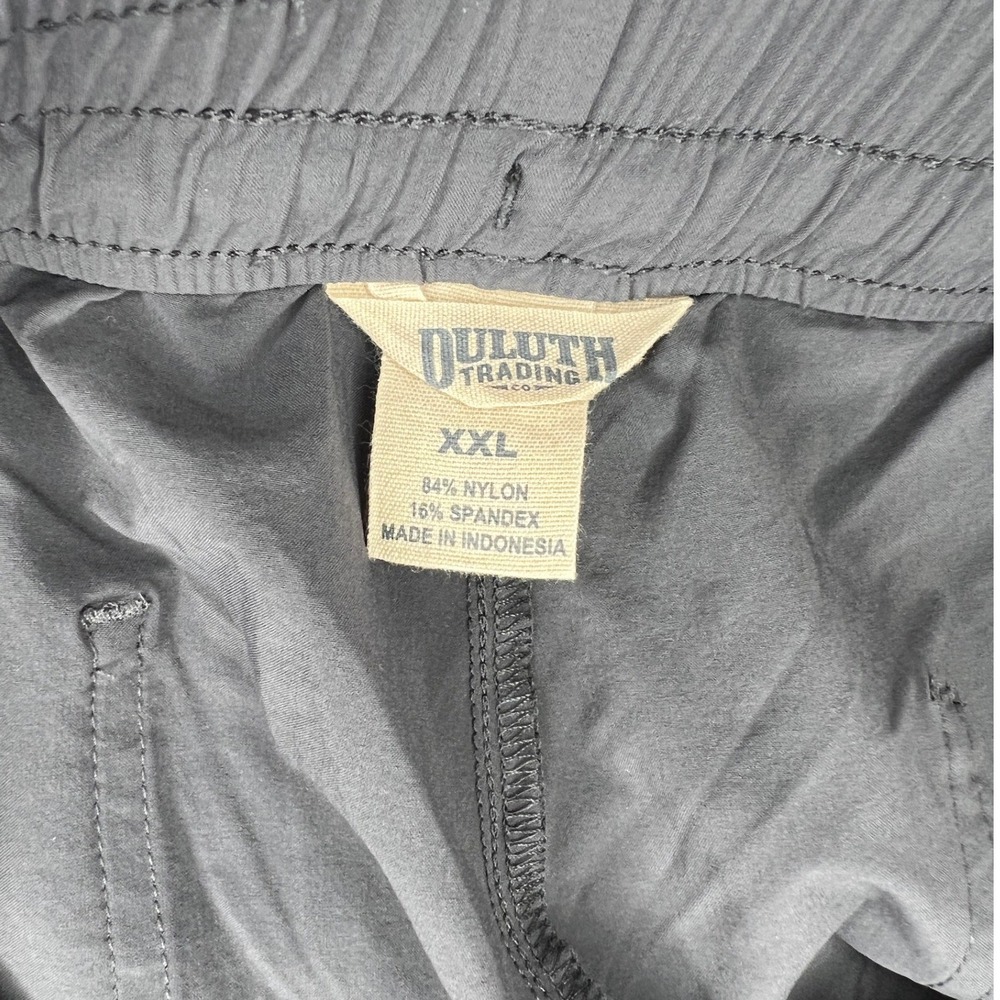 Duluth Trading‎ Co Womens XXL Gray Nylon Spandex Jogger Pants Elastic Waist NWT - Picture 3 of 4